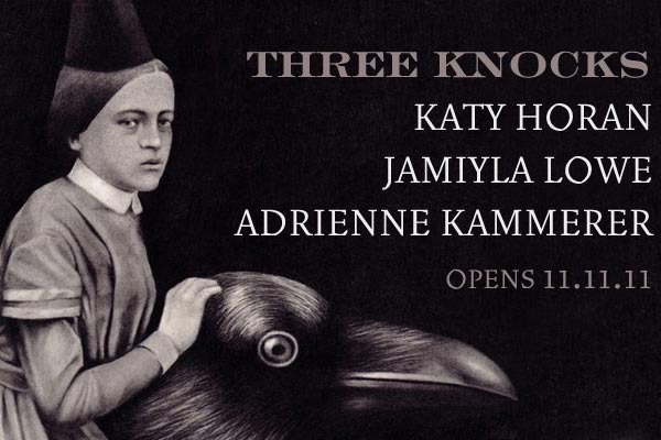 “Three Knocks” Group Exhibition Opens Nov.11