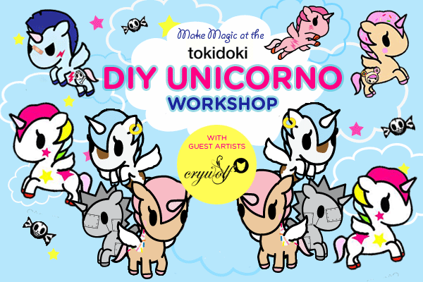 unicorno diy workshop with crywolf